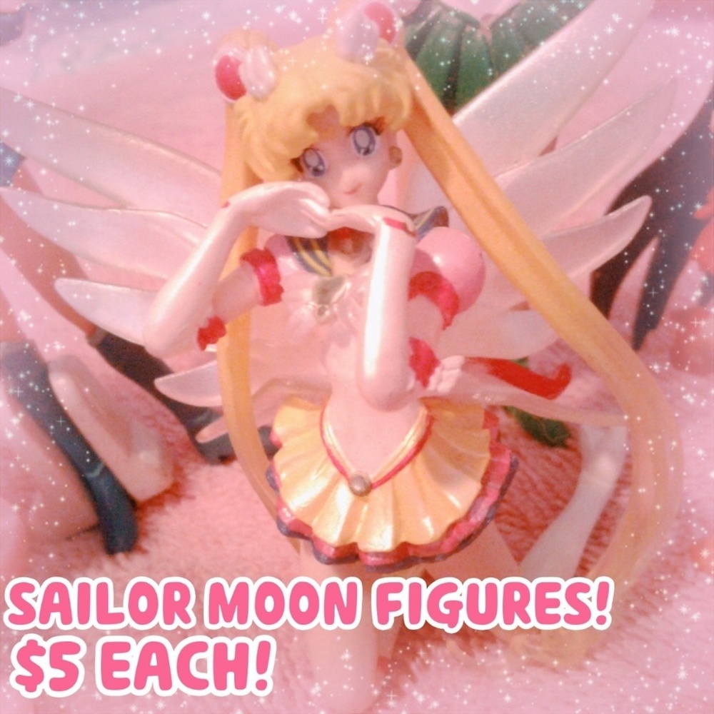 Vintage Sailor Moon Gachapon Figures